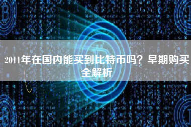 2011年在国内能买到比特币吗?早期购买全解析